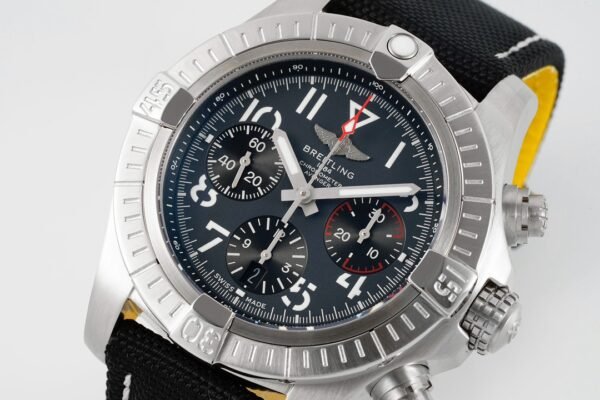 Breitling Avenger B01 Chronograph 45 Gray Dial Leather Starp