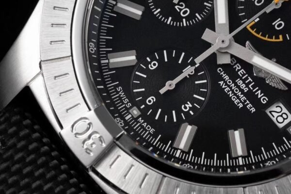 Breitling Avenger B01 Chronograph 45 AB01821A1B1X2 Black Dial