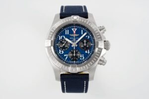 Breitling Avenger B01 Chronograph 45 Blue Dial Leather Starp