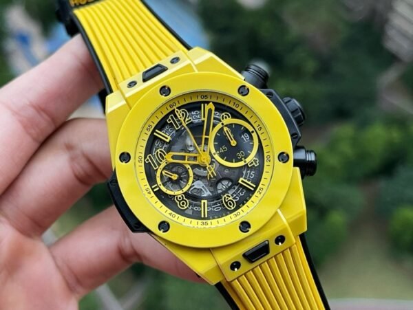 HUBLOT BIG-BANG UNICO 42 YELLOW CERAMIC SUPER CLONE