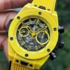 HUBLOT BIG-BANG UNICO 42 YELLOW CERAMIC SUPER CLONE