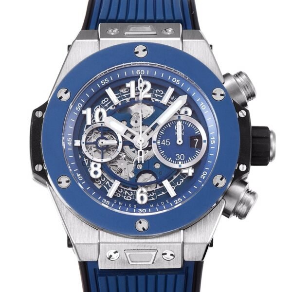 Hublot Big Bang Unico Titanium Blue Ceramic Bezel BBF Factory