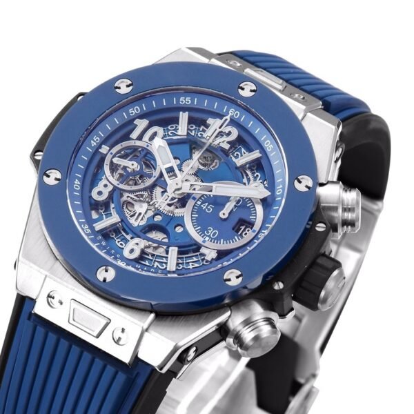 Hublot Big Bang Unico Titanium Blue Ceramic Bezel BBF Factory
