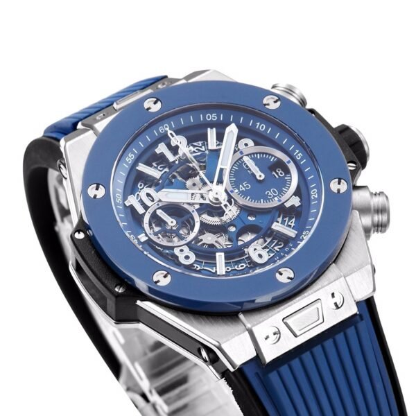Hublot Big Bang Unico Titanium Blue Ceramic Bezel BBF Factory