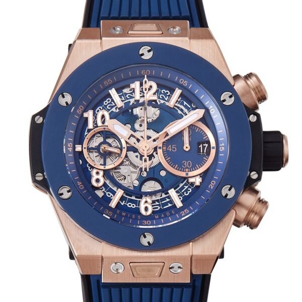 Hublot Big Bang Unico 42mm rose gold Blue ceramic Clone