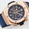 Hublot Big Bang Unico 42mm rose gold Blue Dial SUPER CLONE