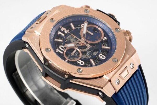 Hublot Big Bang Unico 42mm rose gold Blue Dial SUPER CLONE