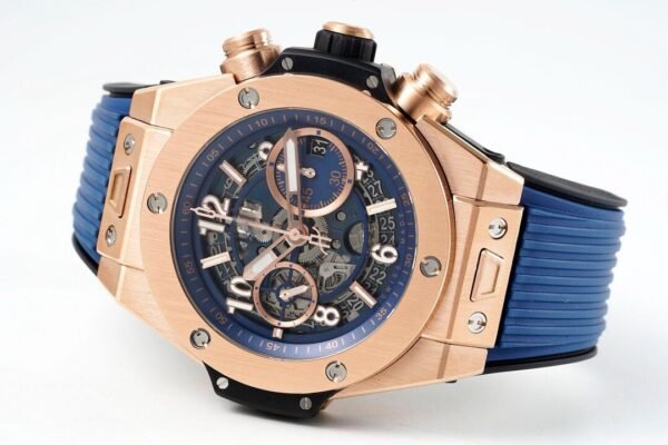 Hublot Big Bang Unico 42mm rose gold Blue Dial SUPER CLONE