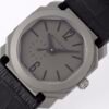 BVLGARI Octo Finissimo 102713 Gray Dial Leather Strap