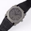 BVLGARI Octo Finissimo 102713 Gray Dial Leather Strap