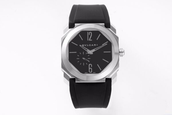 BV Factory Bvlgari Octo Finissimo 40mm Black Dial Rubber Starp