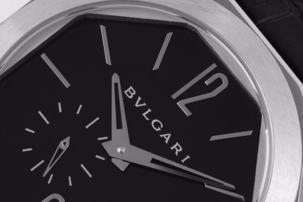 BV Factory Bvlgari Octo Finissimo 40mm Black Dial Leather Starp