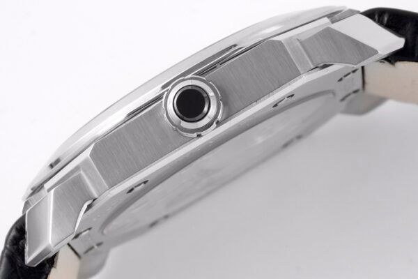 BV Factory Bvlgari Octo Finissimo 40mm Black Dial Leather Starp