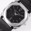 BV Factory Bvlgari Octo Finissimo 40mm Black Dial Leather Starp