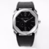 BV Factory Bvlgari Octo Finissimo 40mm Black Dial Leather Starp