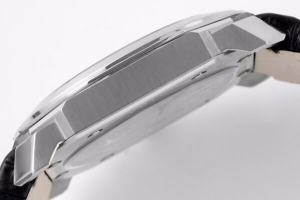 BV Factory Bvlgari Octo Finissimo 40mm Black Dial Leather Starp