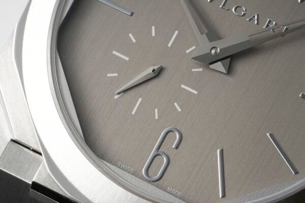 BV Factory Bvlgari Octo Finissimo Gray Dial Steel Bracelet