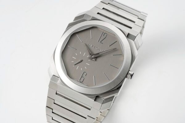 BV Factory Bvlgari Octo Finissimo Gray Dial Steel Bracelet