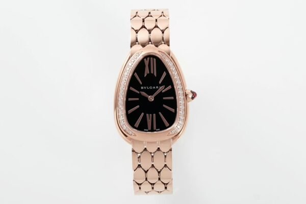 BV Factory Bvlgari Serpenti Seduttori super clone (72) BV Factory Bvlgari Serpenti Seduttori Black Dial Diamond Bezel