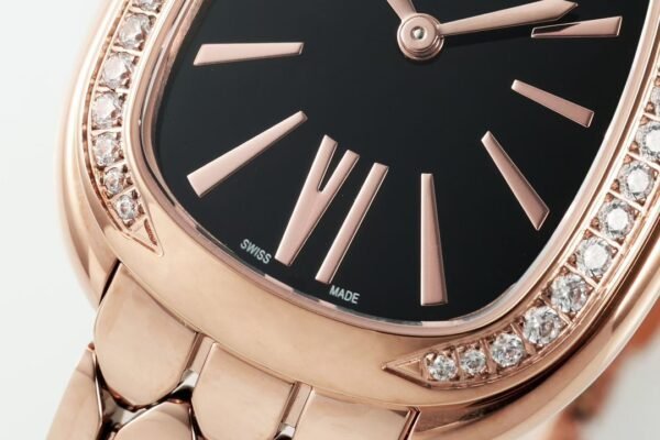 BV Factory Bvlgari Serpenti Seduttori super clone (73) BV Factory Bvlgari Serpenti Seduttori Black Dial Diamond Bezel