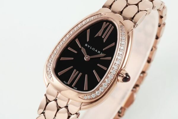 BV Factory Bvlgari Serpenti Seduttori super clone (76) BV Factory Bvlgari Serpenti Seduttori Black Dial Diamond Bezel