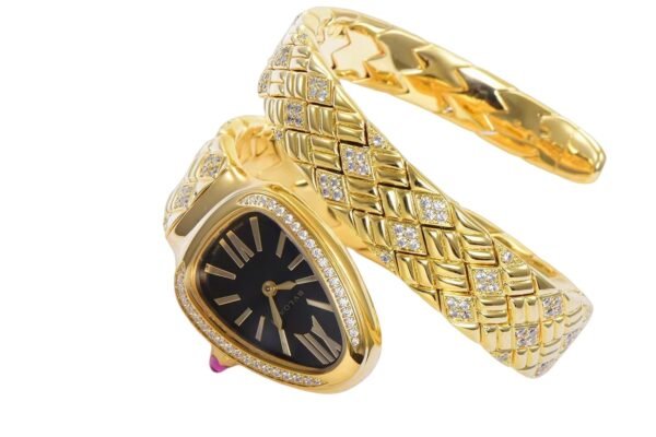 BV Factory Bvlgari Serpenti Spiga super clone (13) Best quality BVLGARI Serpenti Spiga super clone Black Dial