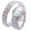BV Factory Bvlgari Serpenti Spiga super clone (24) Best 1:1 Super Clone White Mother of Pearl Dial Diamond Bezel
