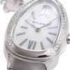 BV Factory Bvlgari Serpenti Spiga super clone (25) Best 1:1 Super Clone White Mother of Pearl Dial Diamond Bezel