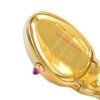 35mm curved ceramic snake head case Bvlgari Serpenti Spiga clone