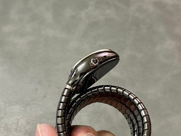 BVF Serpenti Spiga Double‑Spiral Black Ceramic Superclone Black Dial