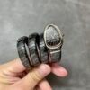 BVF Serpenti Spiga Double‑Spiral Black Ceramic Superclone Black Dial