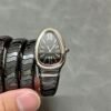 BVF Serpenti Spiga Double‑Spiral Black Ceramic Superclone Black Dial