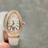 Bvlgari Serpenti Spiga White ceramic Mother-of-Pearl Dial