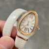 Bvlgari Serpenti Spiga White ceramic Mother-of-Pearl Dial