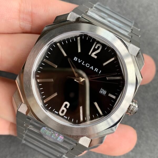 BV Factory Bvlgari Octo Solotempo 41mm Black Dial