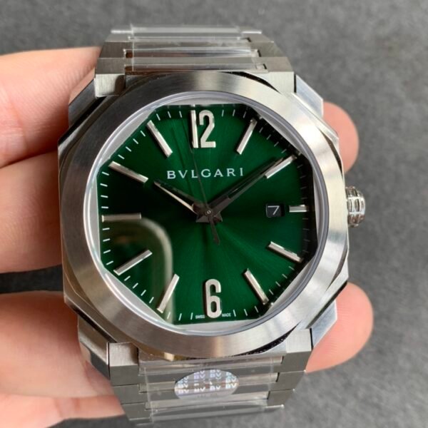 BV Factory Bvlgari Octo Solotempo 41mm Green Dial