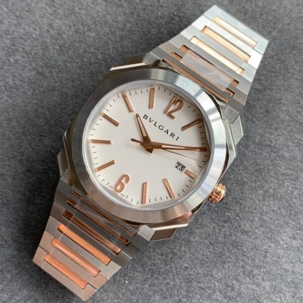 BVF Bulgari Octo Solotempo 41mm Two-Tone Rose Gold Case