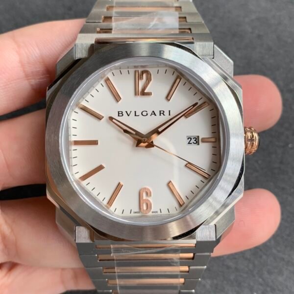 BVF Bulgari Octo Solotempo 41mm Two-Tone Rose Gold Case