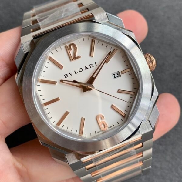 BVF Bulgari Octo Solotempo 41mm Two-Tone Rose Gold Case