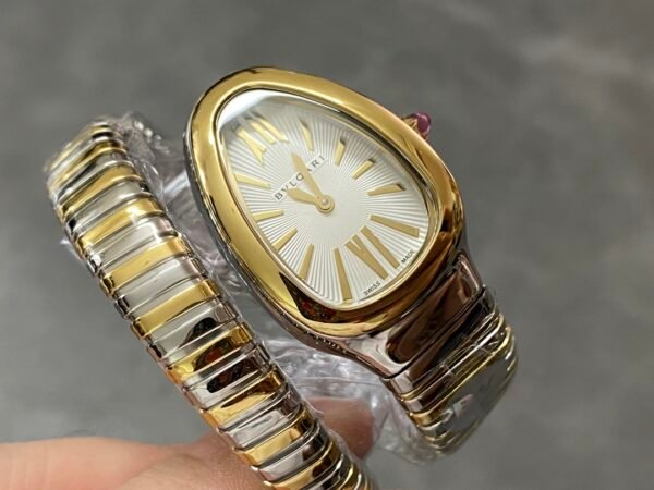 BV Factory Bvlgari Serpenti Tubogas Rose Gold Steel Single Coil