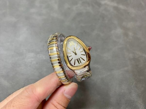 BV Factory Bvlgari Serpenti Tubogas Rose Gold Steel Single Coil