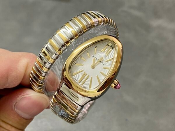 BV Factory Bvlgari Serpenti Tubogas Rose Gold Steel Single Coil