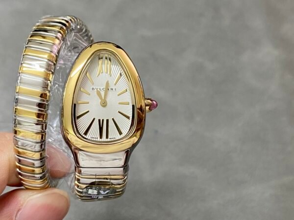 BV Factory Bvlgari Serpenti Tubogas Gold Steel Single Coil