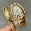 Bvlgari Serpenti Tubogas 18K Yellow Gold Single‑Spiral Diamond