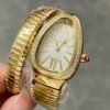 Bvlgari Serpenti Tubogas 18K Yellow Gold Single‑Spiral Diamond