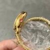 Bvlgari Serpenti Tubogas 18K Yellow Gold Single‑Spiral Diamond