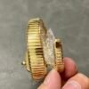 Bvlgari Serpenti Tubogas 18K Yellow Gold Single‑Spiral Diamond