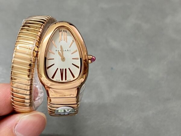 Bvlgari Serpenti Tubogas 18K Rose Gold Single Spiral Super Clone BV Factory