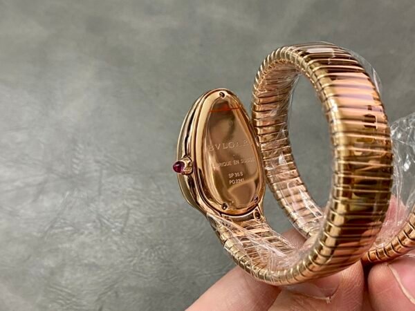 Bvlgari Serpenti Tubogas 18K Rose Gold Single Spiral Super Clone BV Factory