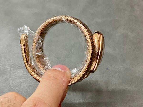 Bvlgari Serpenti Tubogas 18K Rose Gold Single Spiral Super Clone BV Factory